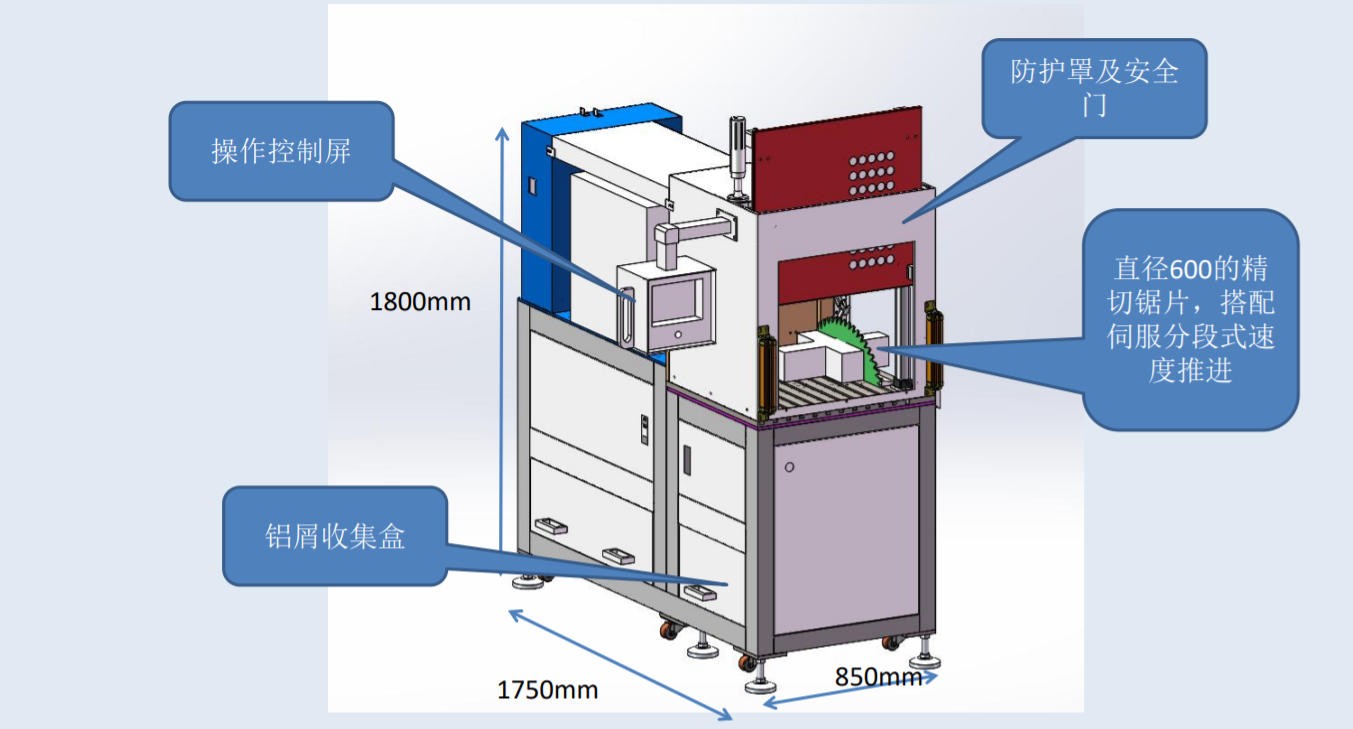 非标切铝机SDY-BSD700-设计图